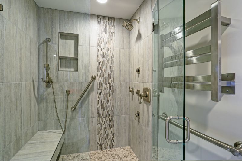 Shower with Built-In Storage